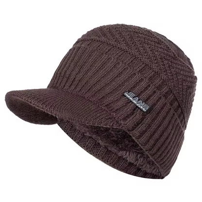 Winter Beanie Met Bontvoering
