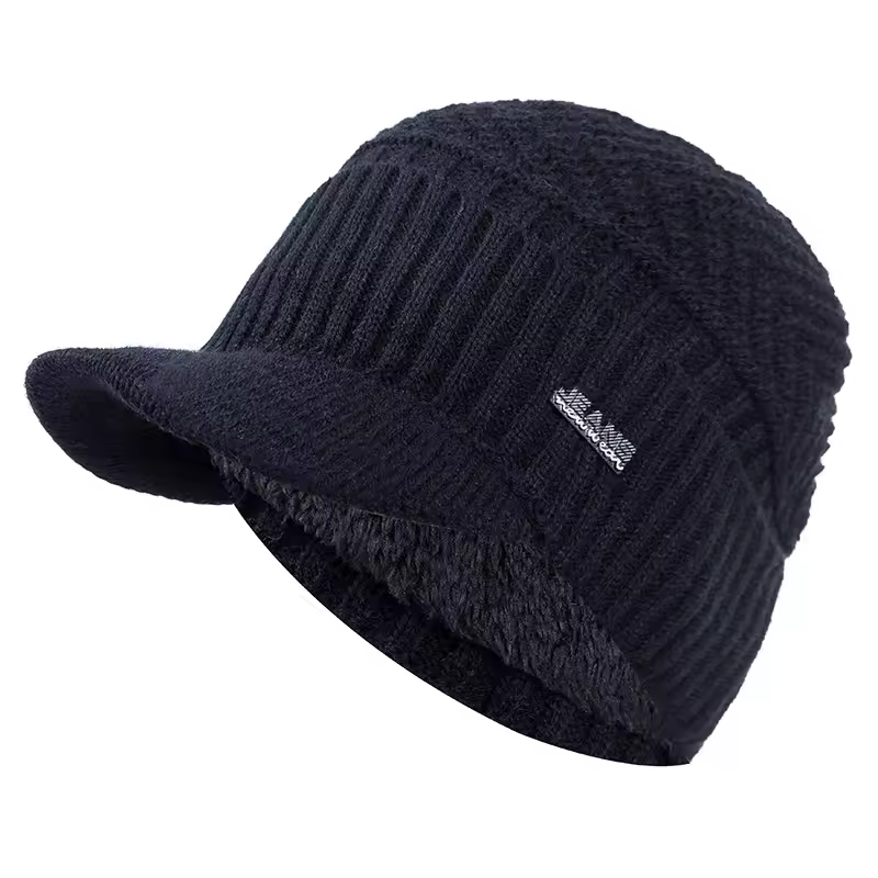 Winter Beanie Met Bontvoering