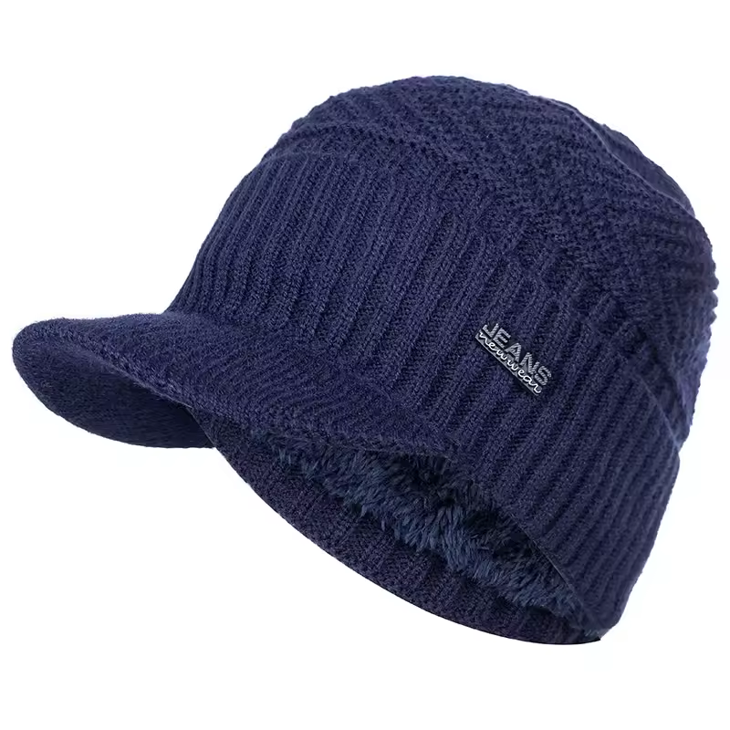 Winter Beanie Met Bontvoering