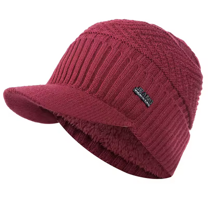 Winter Beanie Met Bontvoering