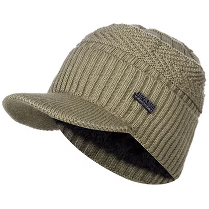 Winter Beanie Met Bontvoering