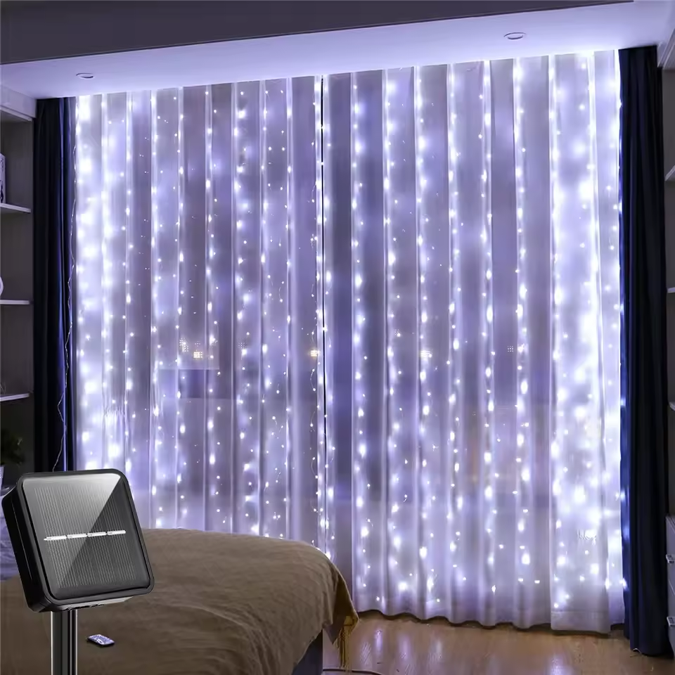 Solar Gordijn LED-licht
