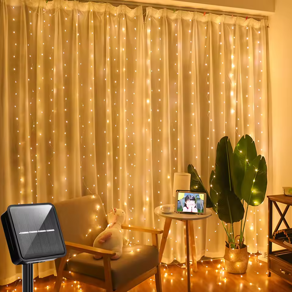 Solar Gordijn LED-licht
