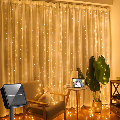 Solar Gordijn LED-licht