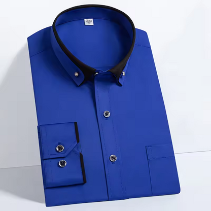 Heren Longsleeve Shirt - Klassiek