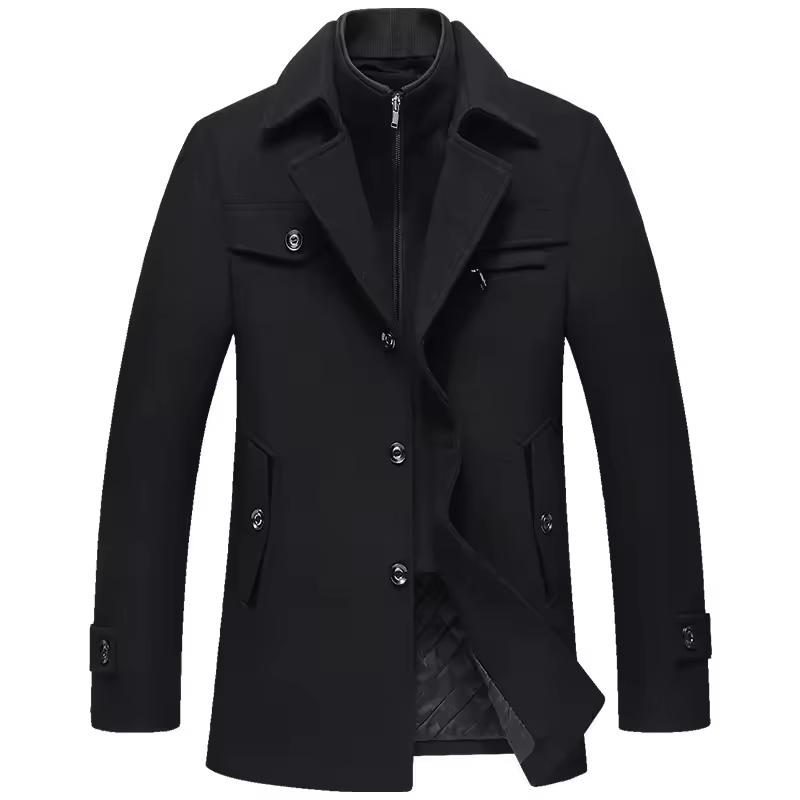 Klassieke Wollen Peacoat