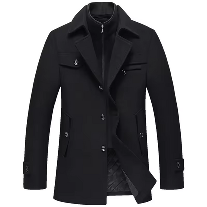 Klassieke Wollen Peacoat