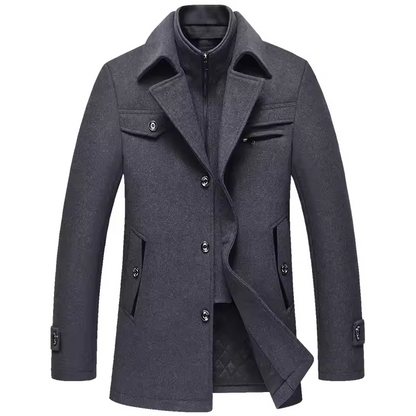 Klassieke Wollen Peacoat