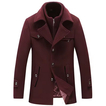 Klassieke Wollen Peacoat