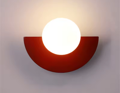 Kleurrijke Moderne Halve Maan Wandlamp