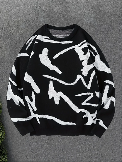 Graffiti Jacquard Trui