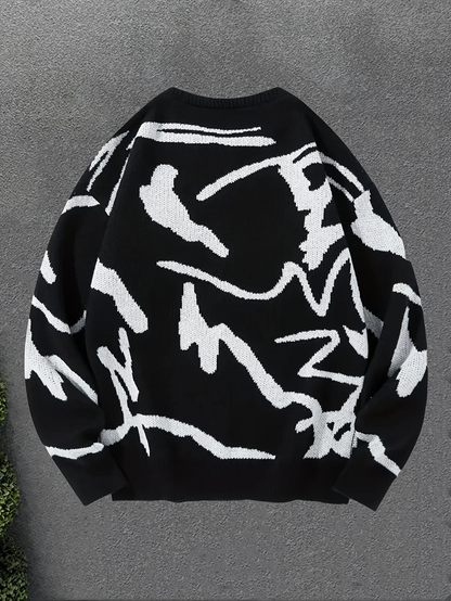 Graffiti Jacquard Trui
