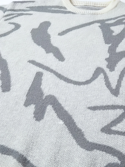 Graffiti Jacquard Trui