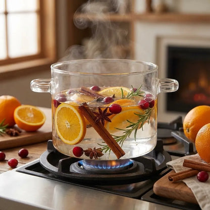 Miles Glas Kookpot – Borosilicaat Simmer Pot
