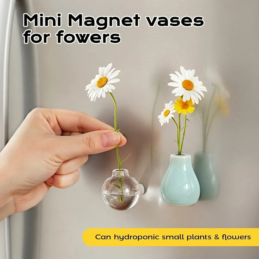 Roselle Mini Vaasje Keramische Magneten