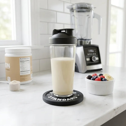 Kratos Gewichtheffen Plaat Coaster Set