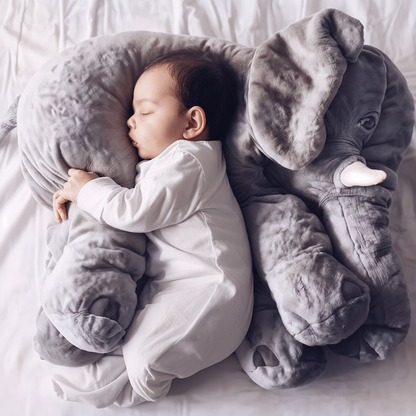 PlucheOlifant knuffelkussen - Super zacht & comfortabel voor baby's en kinderen