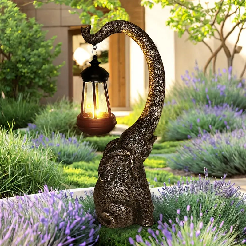 Betoverende Olifant Zonne Lamp
