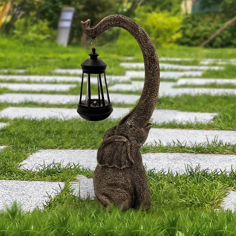 Betoverende Olifant Zonne Lamp