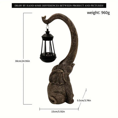 Betoverende Olifant Zonne Lamp