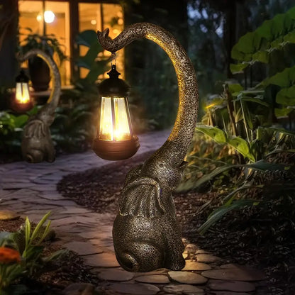 Betoverende Olifant Zonne Lamp