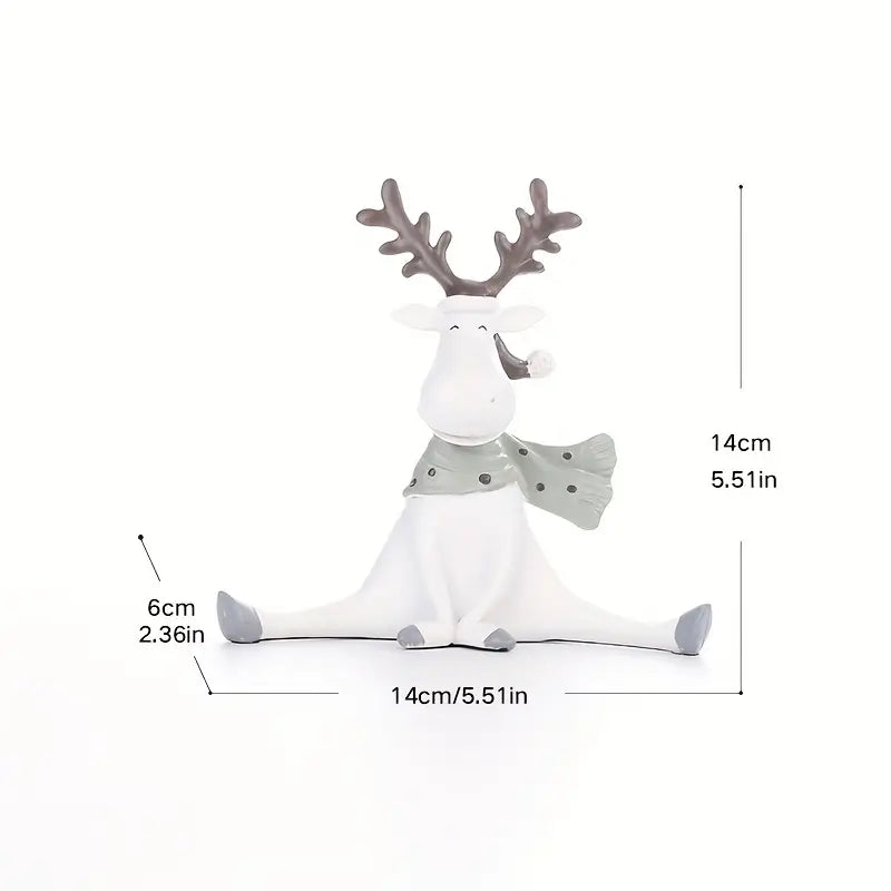FrostyElk™ - Feestelijke Rendier Beeldje