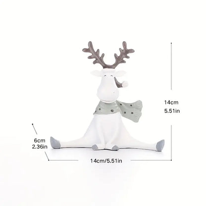 FrostyElk™ - Feestelijke Rendier Beeldje