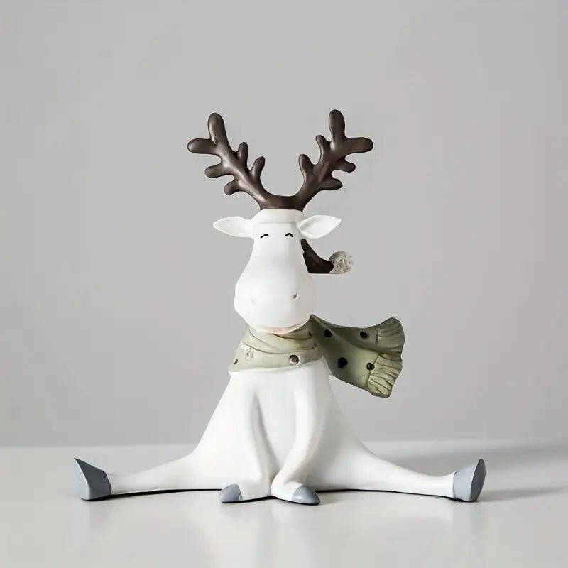 FrostyElk™ - Feestelijke Rendier Beeldje