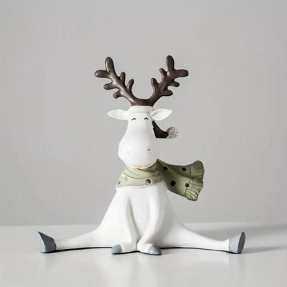 FrostyElk™ - Feestelijke Rendier Beeldje