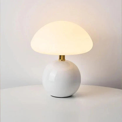 Moderne Glazen Paddenstoel Tafellamp
