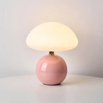 Moderne Glazen Paddenstoel Tafellamp