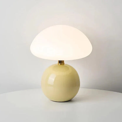 Moderne Glazen Paddenstoel Tafellamp