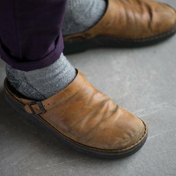 Luxe Leren Klompen voor Heren - Comfortabel en Stijlvol voor Elke Dag