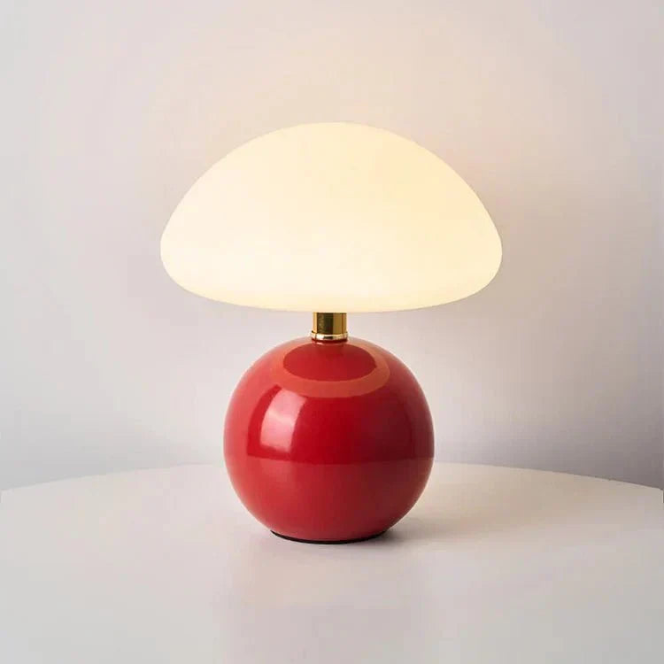 Moderne Glazen Paddenstoel Tafellamp