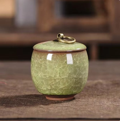 EternaPaws Elegante Keramische Urn – Tijdloze Herinnering voor Huisdieren