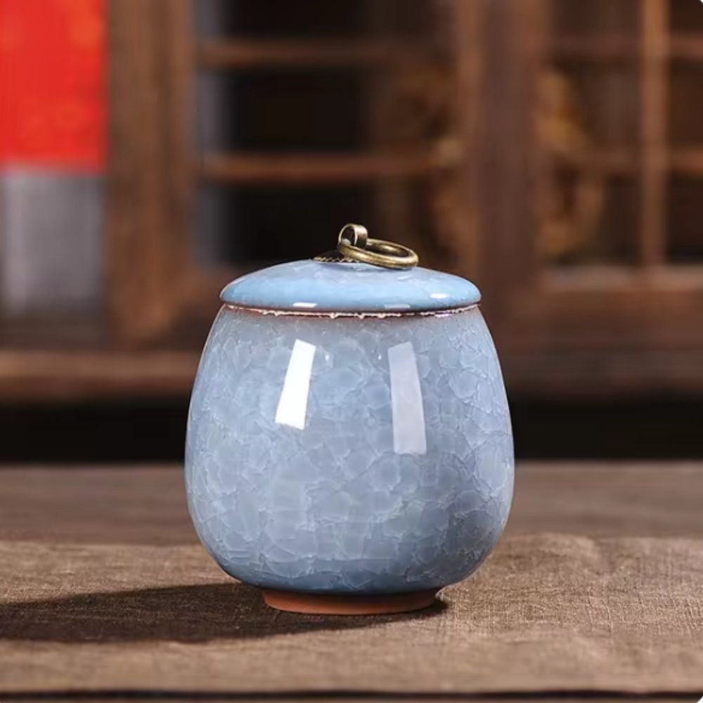 EternaPaws Elegante Keramische Urn – Tijdloze Herinnering voor Huisdieren