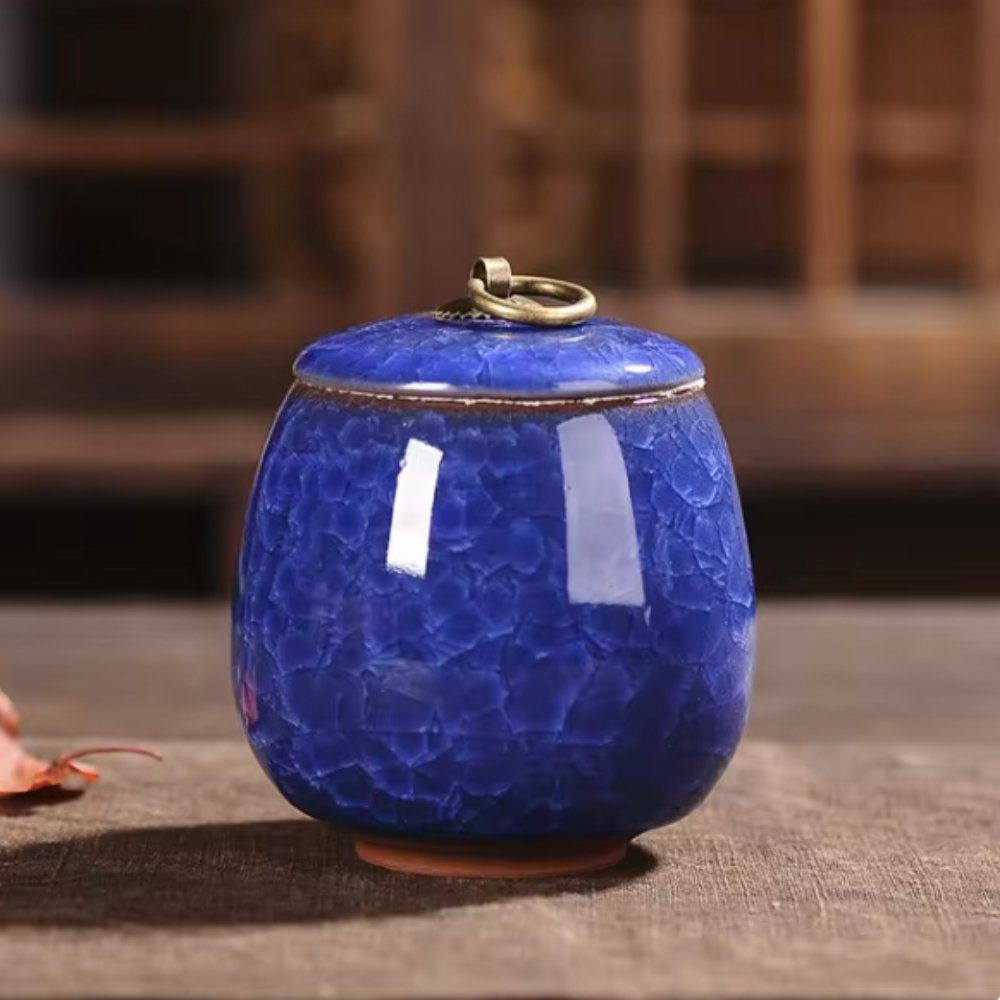 EternaPaws Elegante Keramische Urn – Tijdloze Herinnering voor Huisdieren