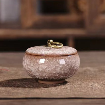 EternaPaws Elegante Keramische Urn – Tijdloze Herinnering voor Huisdieren