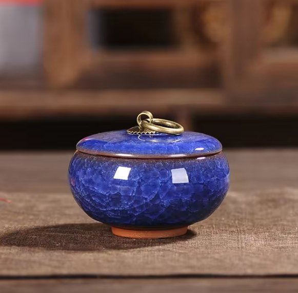 EternaPaws Elegante Keramische Urn – Tijdloze Herinnering voor Huisdieren