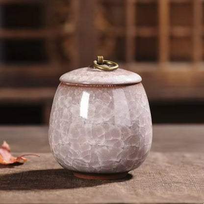 EternaPaws Elegante Keramische Urn – Tijdloze Herinnering voor Huisdieren