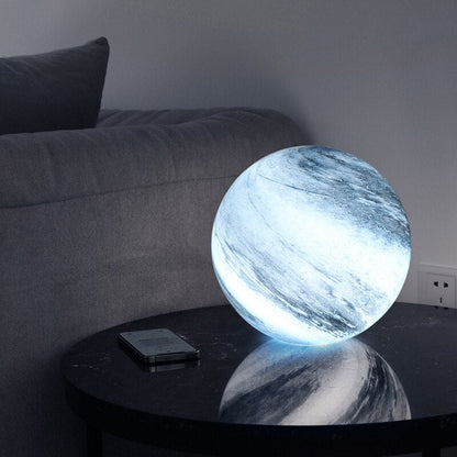 LunaCrystal – Elegante Glazen Maanlamp met Betoverende Kosmische Details voor Sfeervolle Ruimtes