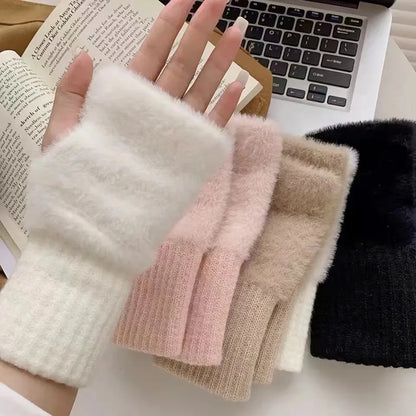Fleece Halfvinger Handschoenen