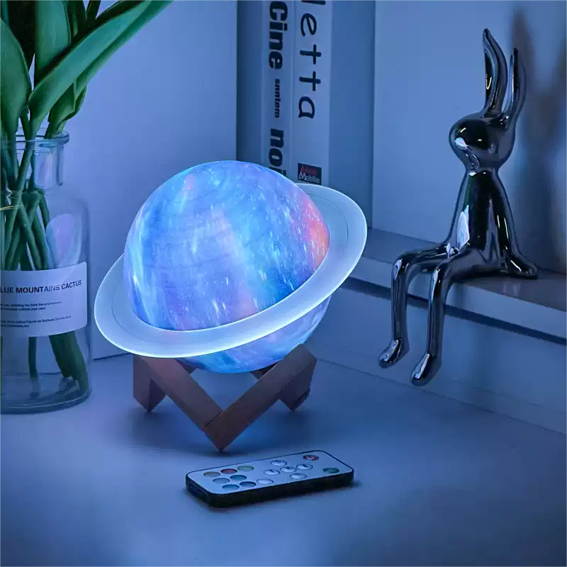 Saturnus Lamp en Bluetooth Speaker
