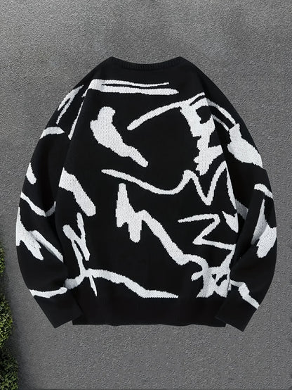 Graffiti Jacquard Trui