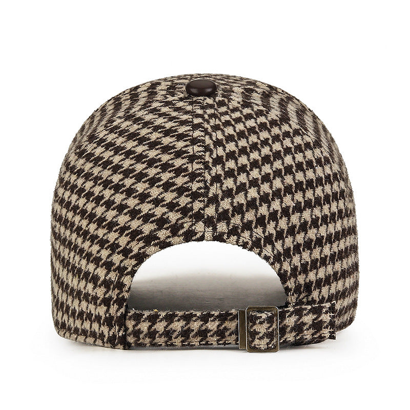 Houndstooth Leren Pet