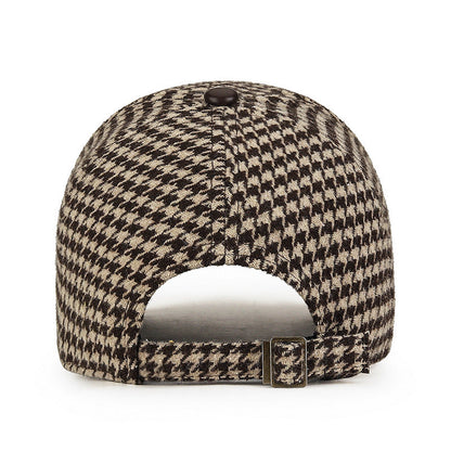 Houndstooth Leren Pet