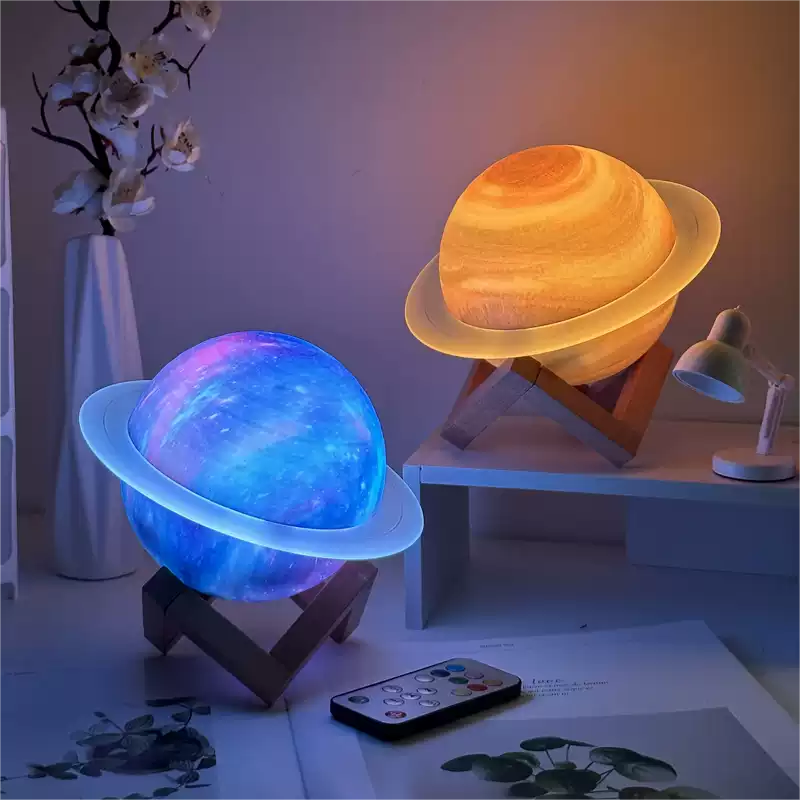 Saturnus Lamp en Bluetooth Speaker