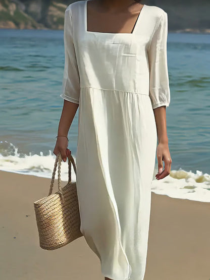 Luchtige Zomerlinnendress