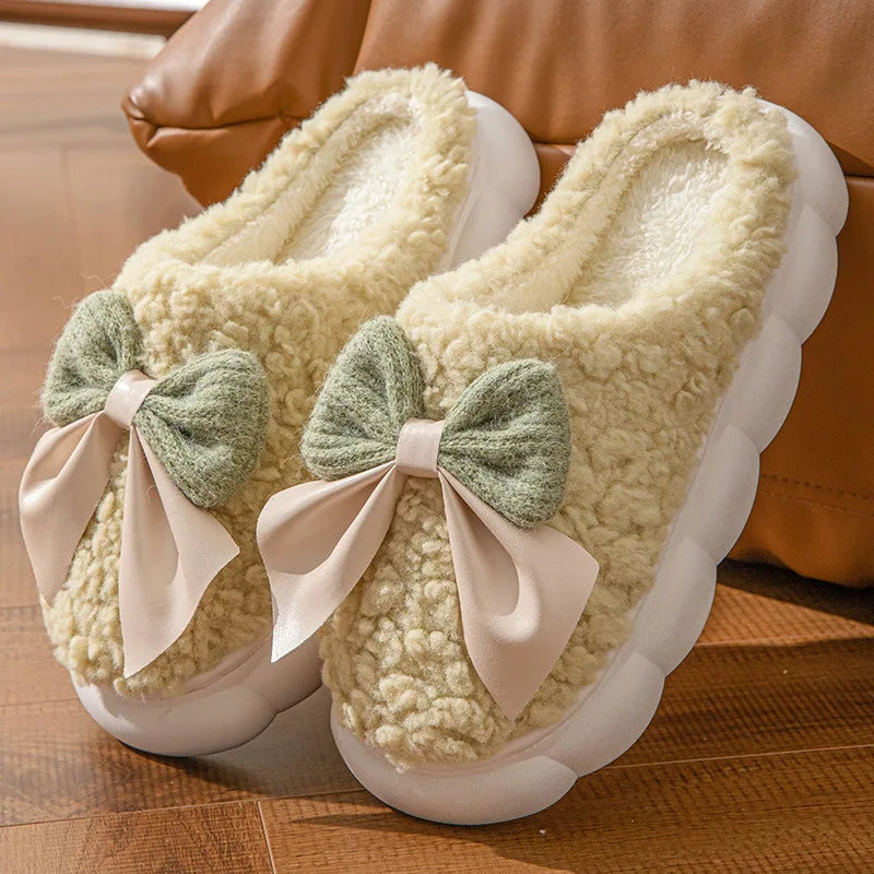 Pluche Strik Pantoffels