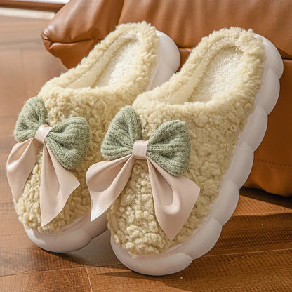 Pluche Strik Pantoffels